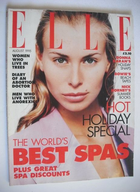 British Elle magazine - August 1995 - Niki Taylor cover