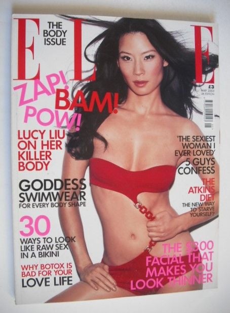 British Elle magazine - May 2003 - Lucy Liu cover