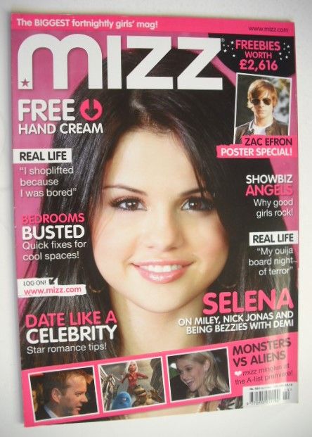 MIZZ magazine - Selena Gomez cover (2-15 April 2009)