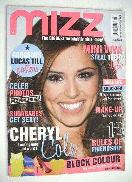 MIZZ magazine - Cheryl Cole cover (3-16 September 2009)