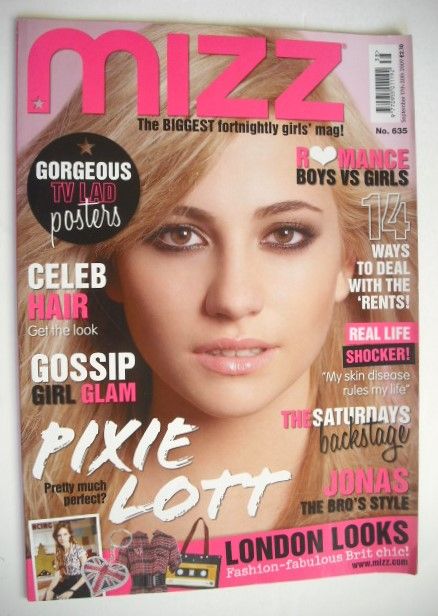 <!--2009-09-17-->MIZZ magazine - Pixie Lott cover (17-30 September 2009)