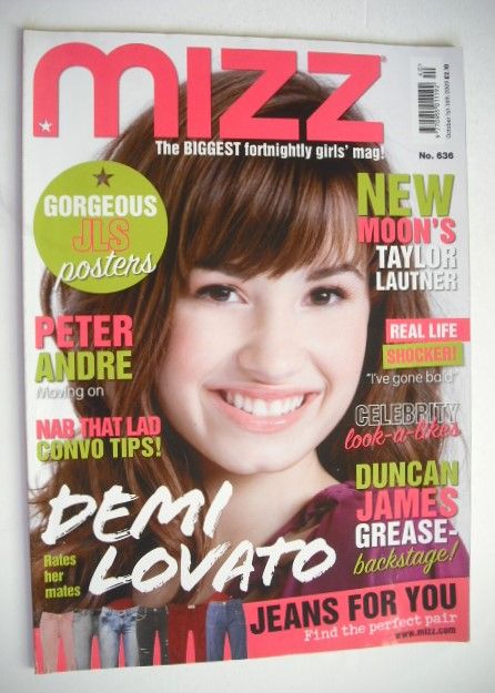 <!--2009-10-01-->MIZZ magazine - Demi Lovato cover (1-14 October 2009)
