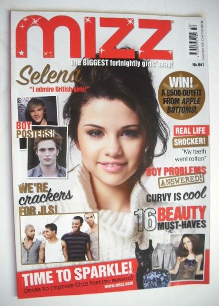<!--2009-12-10-->MIZZ magazine - Selena Gomez cover (10-22 December 2009)