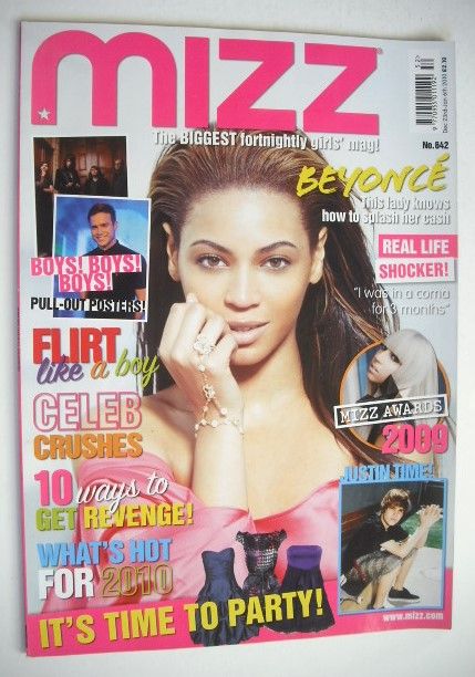 MIZZ magazine - Beyonce Knowles cover (23 December 2009 - 6 January 2010)