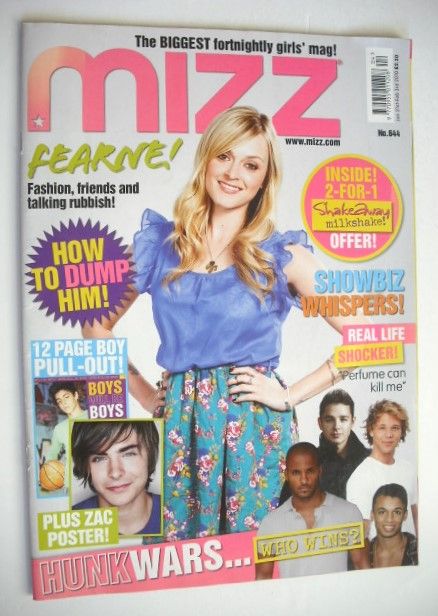 MIZZ magazine - Fearne Cotton cover (21 January - 3 February 2010)