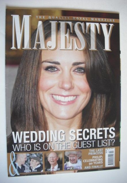 <!--2011-02-->Majesty magazine - Kate Middleton cover (February 2011)