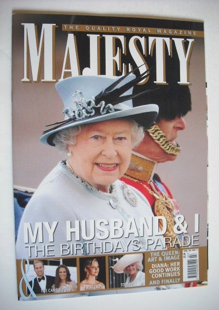 Majesty magazine - Queen Elizabeth II and Prince Philip cover (July 2011)