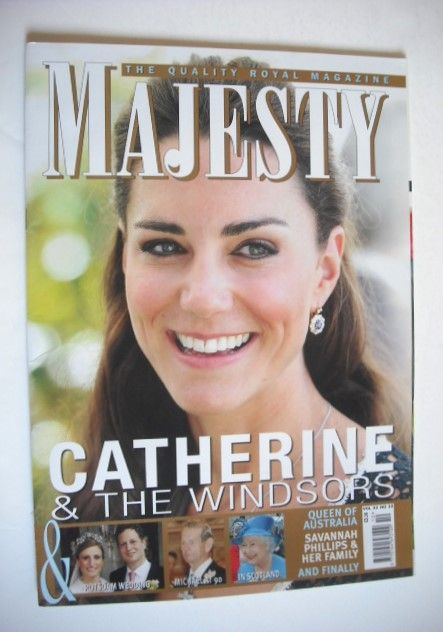 <!--2011-10-->Majesty magazine - Kate Middleton cover (October 2011)