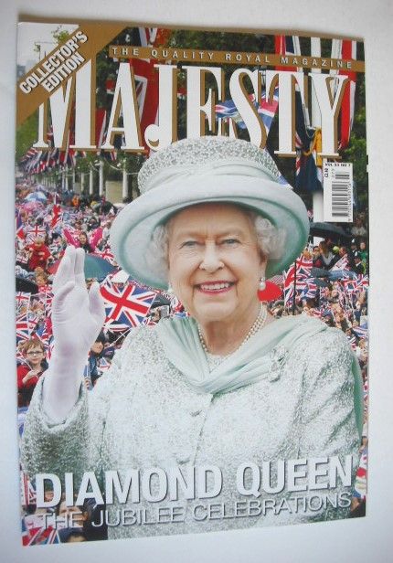 <!--2012-07-->Majesty magazine - Queen Elizabeth II cover (July 2012)