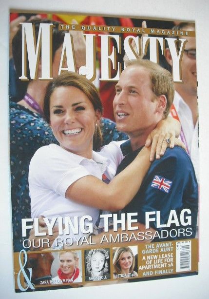 <!--2012-09-->Majesty magazine - The Duke and Duchess of Cambridge cover (S