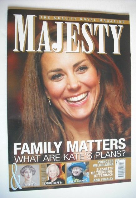 <!--2013-02-->Majesty magazine - Kate Middleton cover (February 2013)