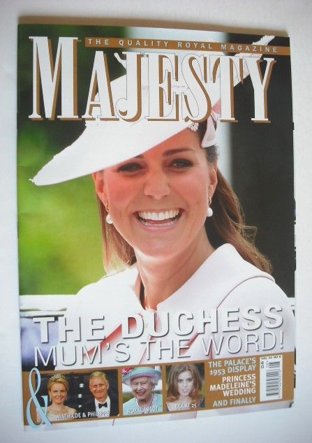 <!--2013-08-->Majesty magazine - Kate Middleton cover (August 2013)