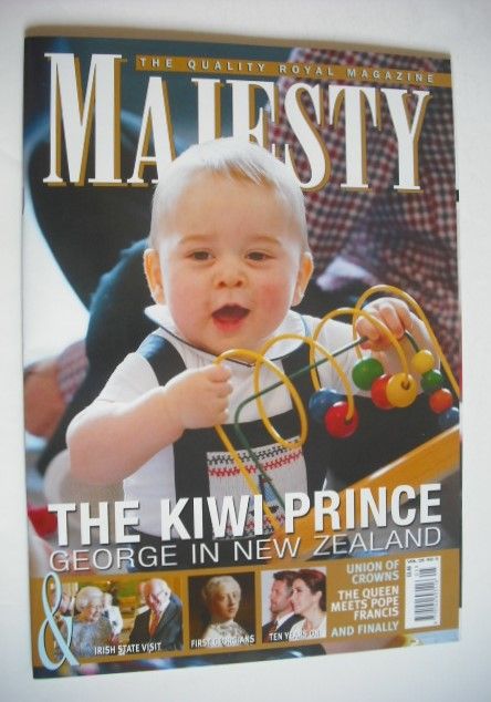 Majesty magazine - Prince George cover (May 2014)