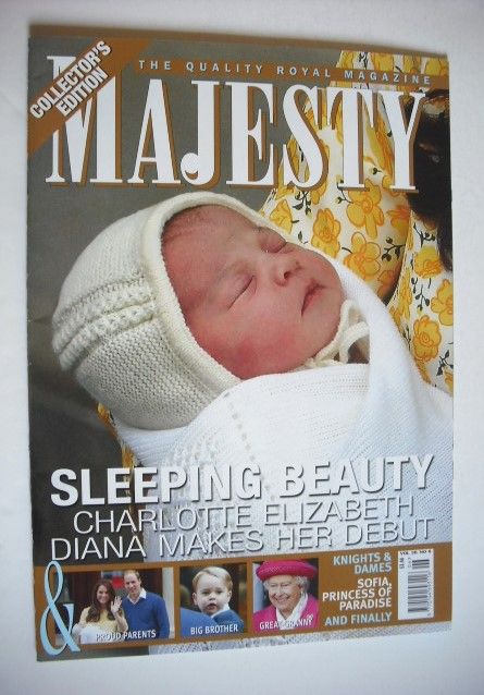 <!--2015-06-->Majesty magazine - Princess Charlotte cover (June 2015)