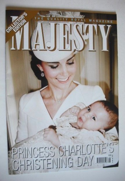 Majesty magazine - Kate and Princess Charlotte cover (August 2015)