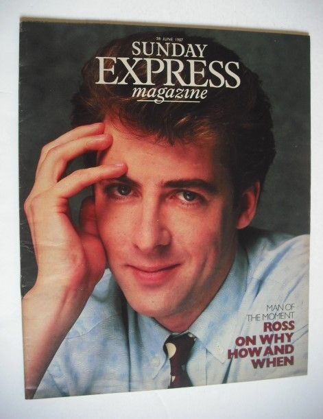 Sunday Express magazine - 28 June 1987 - Jonathan Ross cover