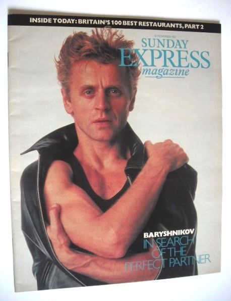 Sunday Express magazine - 22 November 1987 - Mikhail Baryshnikov cover