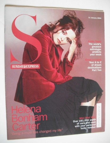 Sunday Express magazine - 11 January 2004 - Helena Bonham Carter cover