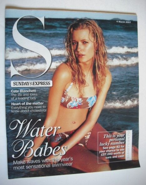 <!--2007-03-04-->Sunday Express magazine - 4 March 2007 - Water Babes cover