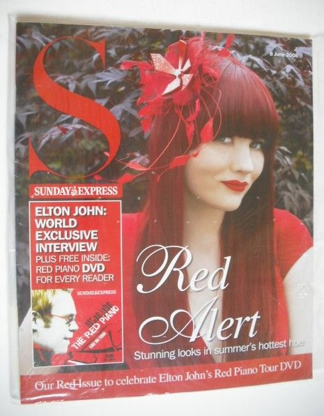 <!--2008-06-08-->Sunday Express magazine - 8 June 2008 - Red Alert cover