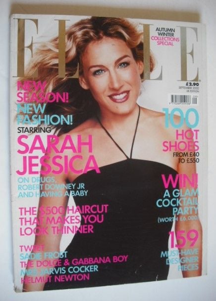 British Elle magazine - September 2002 - Sarah Jessica Parker cover