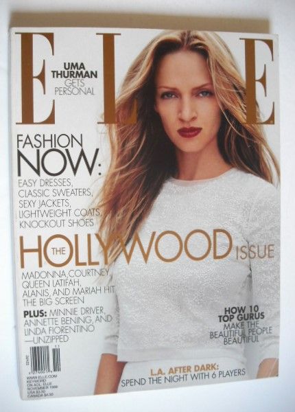 <!--1999-11-->US Elle magazine - November 1999 - Uma Thurman cover