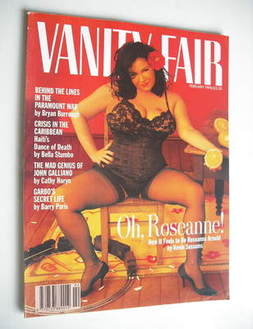 Vanity Fair magazine - Roseanne Arnold cover (February 1994)