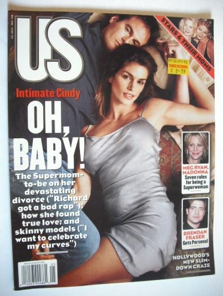US magazine - May 1999 - Cindy Crawford and Rande Gerber cover
