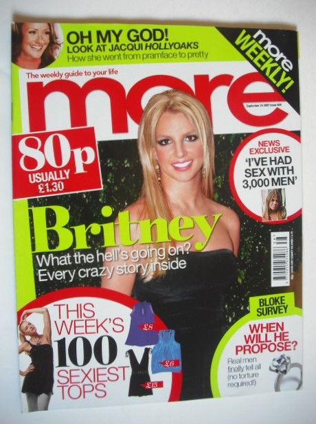 <!--2007-09-24-->More magazine - Britney Spears cover (24 September 2007)