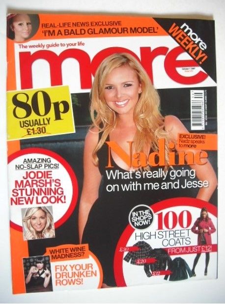 More magazine - Nadine Coyle cover (1 October 2007)