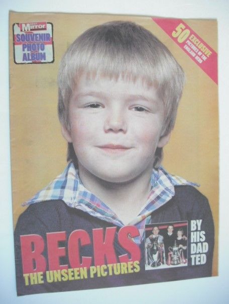Daily Mirror newspaper supplement - David Beckham The Unseen Pictures (19 September 2005)