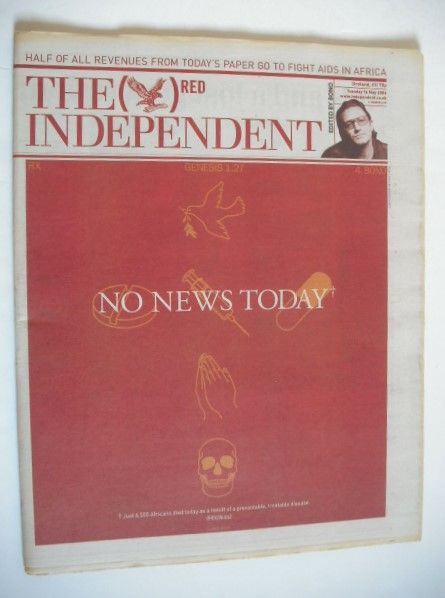 <!--2006-05-16-->The Independent newspaper - The Red Issue (16 May 2006)