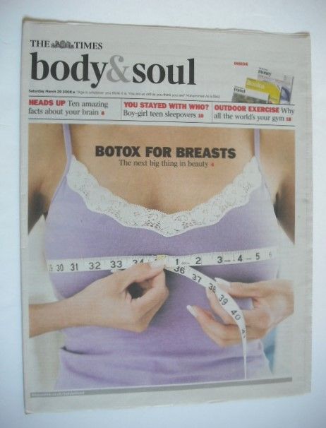 <!--2008-03-29-->The Times Body & Soul newspaper supplement (29 March 2008)
