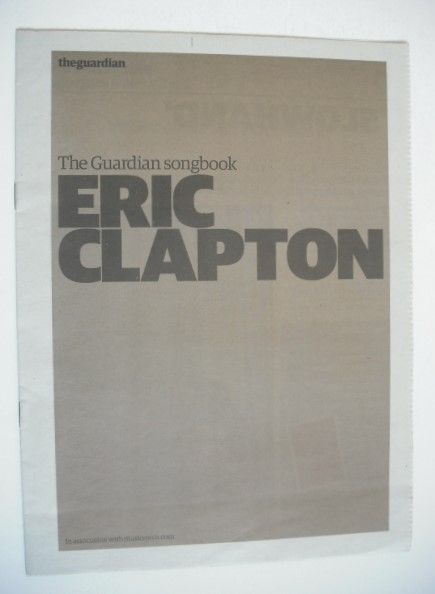 <!--2008-05-13-->The Guardian newspaper supplement - Eric Clapton songbook 