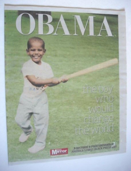 Daily Mirror newspaper supplement - OBAMA (6 November 2008)