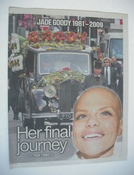 The Sun newspaper supplement - Jade Goody (6 April 2009)