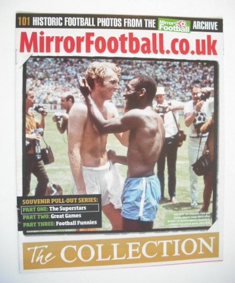 <!--2009-08-01-->Daily Mirror supplement - Pele and Bobby Moore cover (Augu