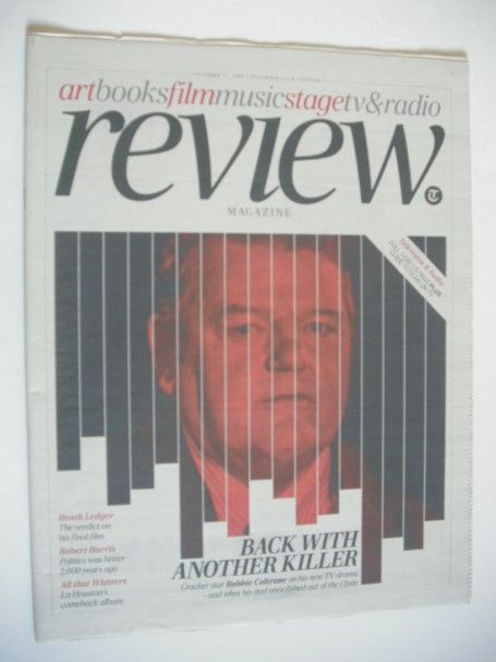 The Daily Telegraph Review newspaper supplement - 17 October 2009 - Robbie Coltrane cover