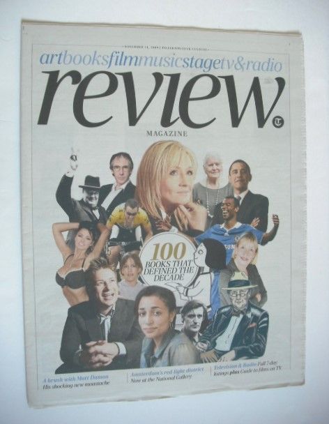 The Daily Telegraph Review newspaper supplement - 14 November 2009 - 100 Books That Defined The Decade cover