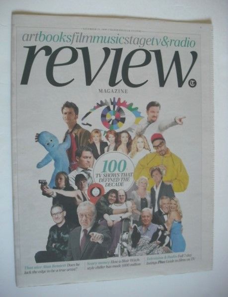 The Daily Telegraph Review newspaper supplement - 21 November 2009 - 100 TV Shows That Defined The Decade cover