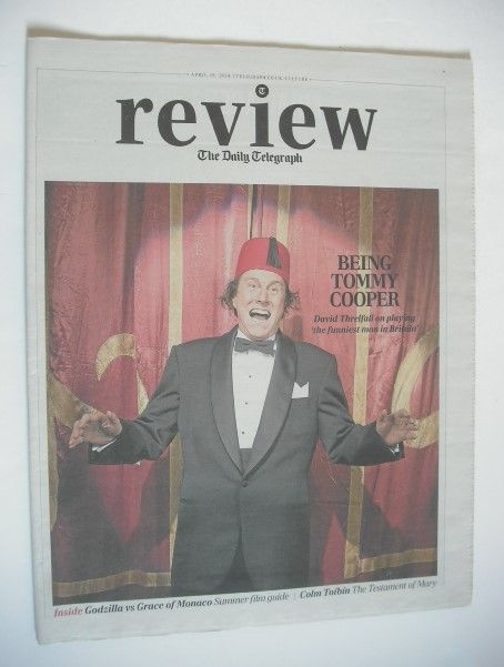 The Daily Telegraph Review newspaper supplement - 19 April 2014 - David Threlfall cover