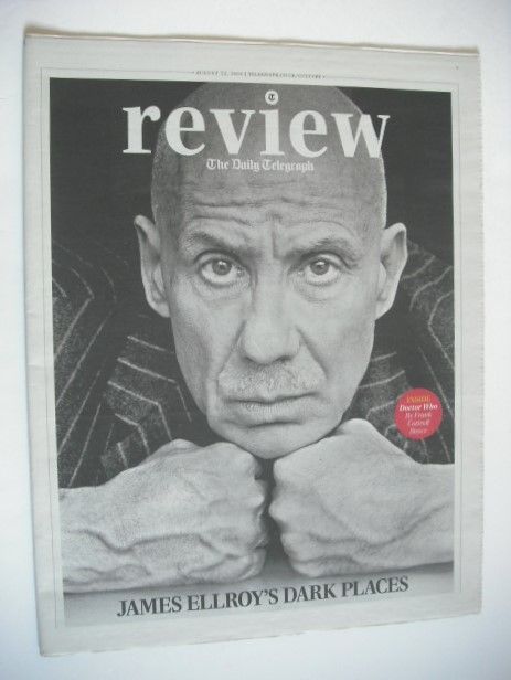 The Daily Telegraph Review newspaper supplement - 23 August 2014 - James Ellroy cover