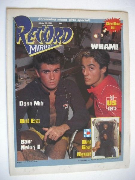 Record Mirror magazine - Wham! cover (22 October 1983)