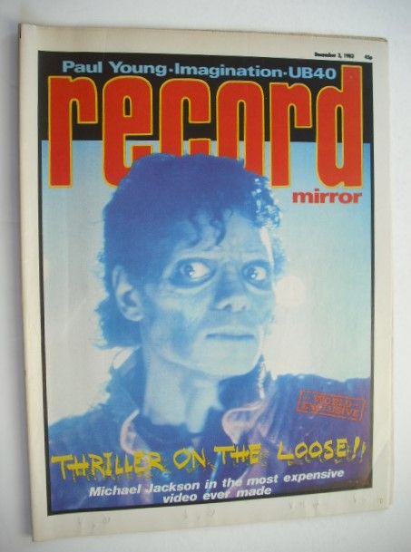 Record Mirror magazine - Michael Jackson cover (3 December 1983)
