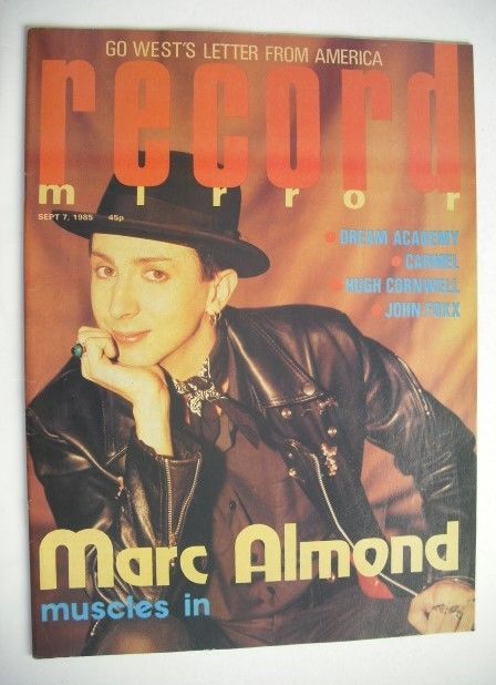 <!--1985-09-07-->Record Mirror magazine - Marc Almond cover (7 September 19