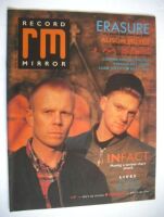 <!--1987-03-28-->Record Mirror magazine - Erasure cover (28 March 1987)
