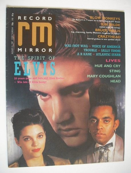 <!--1987-08-15-->Record Mirror magazine - 15 August 1987