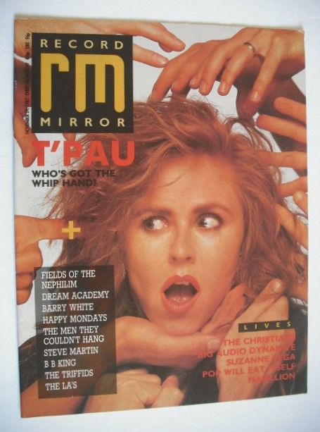 <!--1987-11-21-->Record Mirror magazine - Carol Decker cover (21 November 1