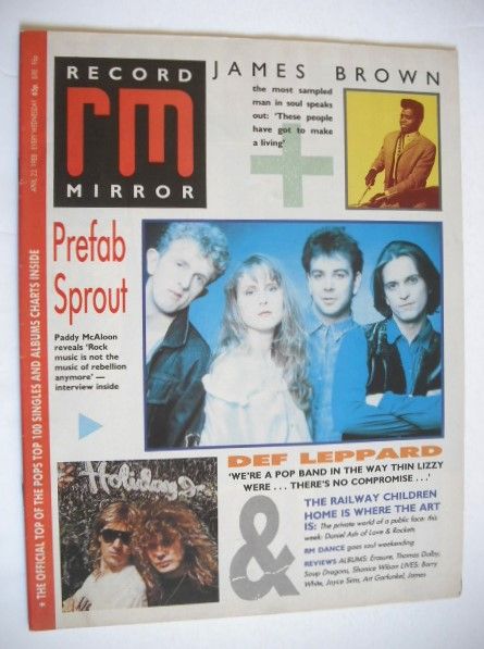 <!--1988-04-23-->Record Mirror magazine - 23 April 1988