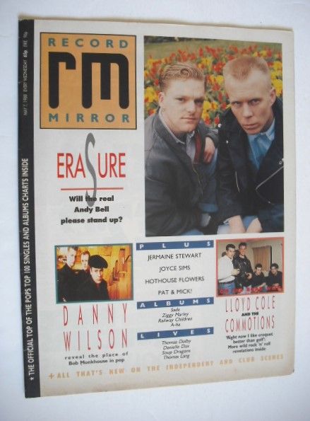 <!--1988-05-07-->Record Mirror magazine - 7 May 1988